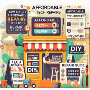 How to get affordable tech repairs in the US