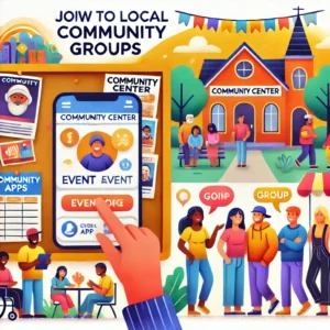 How to join local community groups in the US