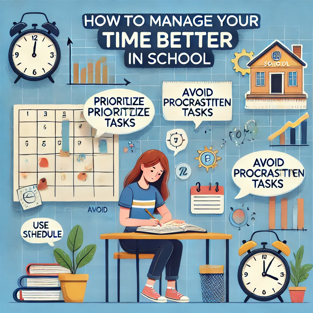 How to manage your time better in school