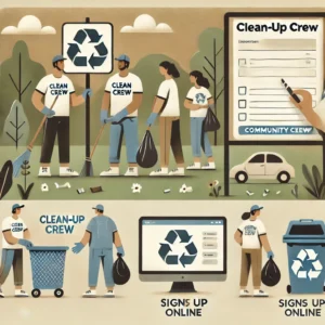How to participate in community clean-up events