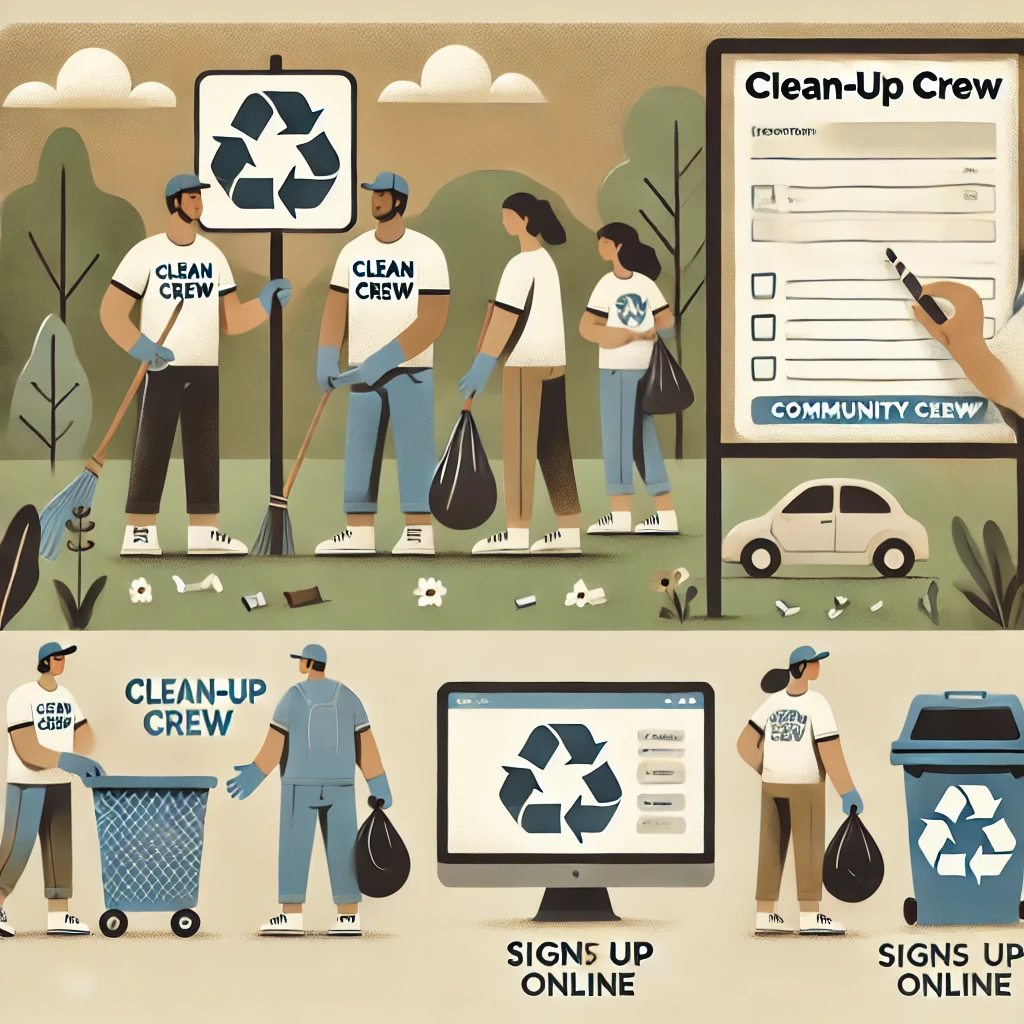How to participate in community clean-up events