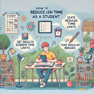How to reduce screen time as a student