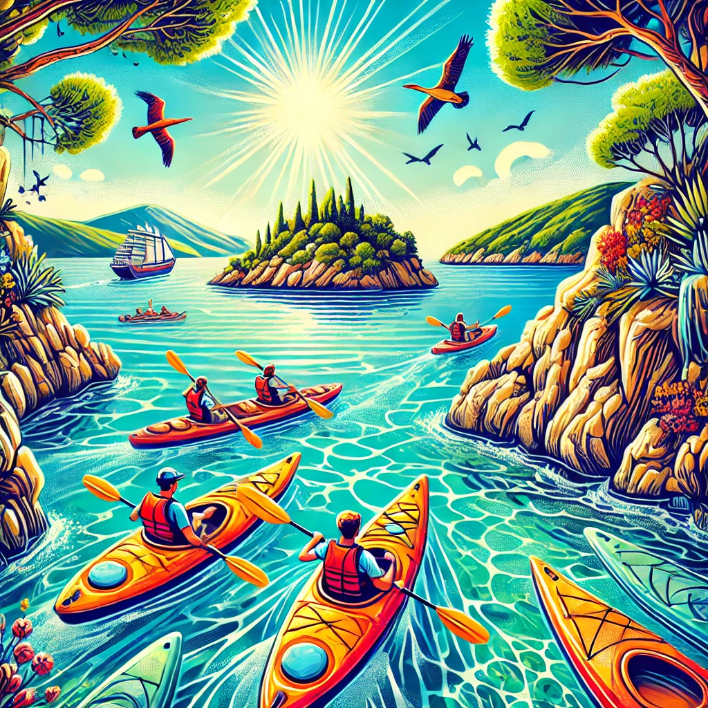 Kayaking in Croatia