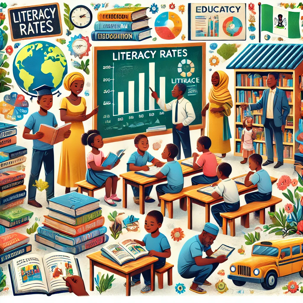 Literacy rates in Nigeria