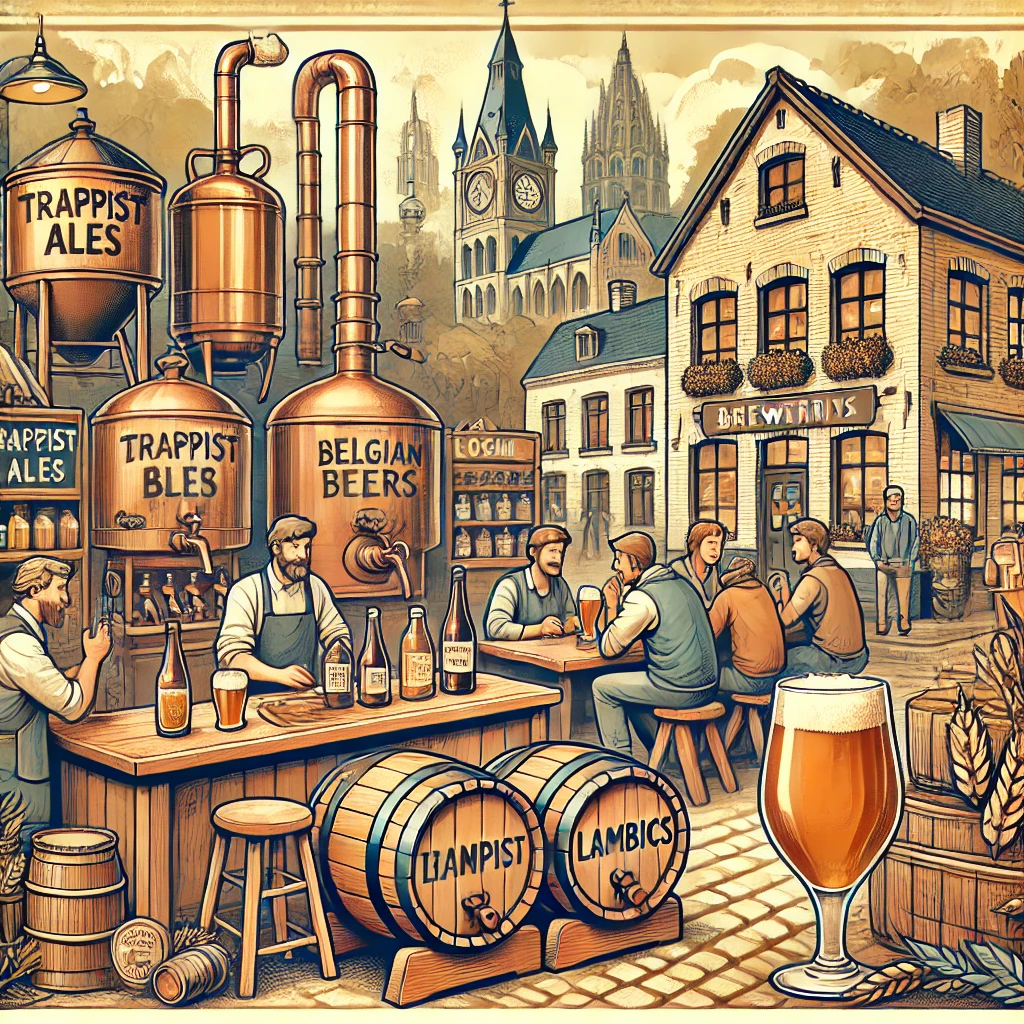 Local breweries in Belgium