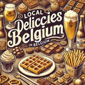 Local delicacies in Belgium