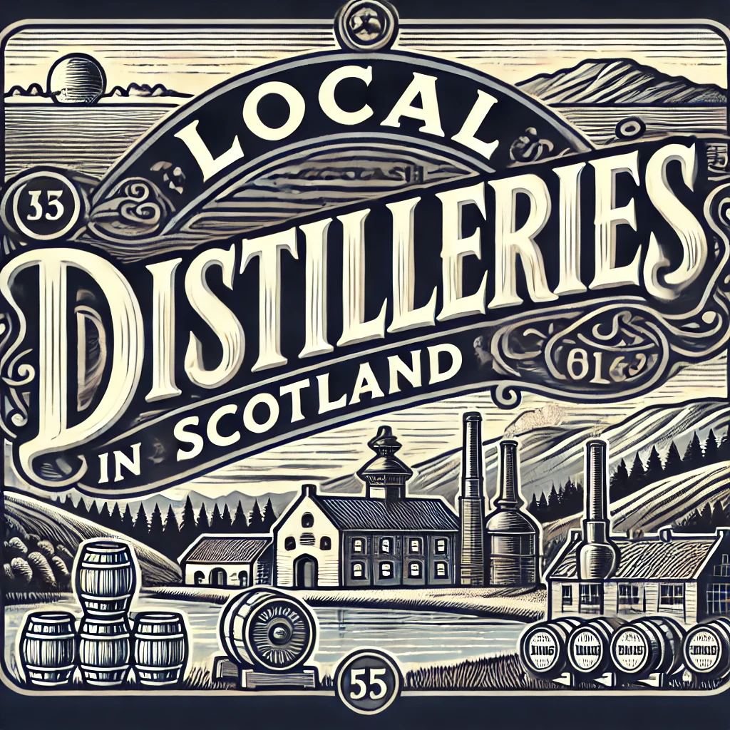 Local distilleries in Scotland