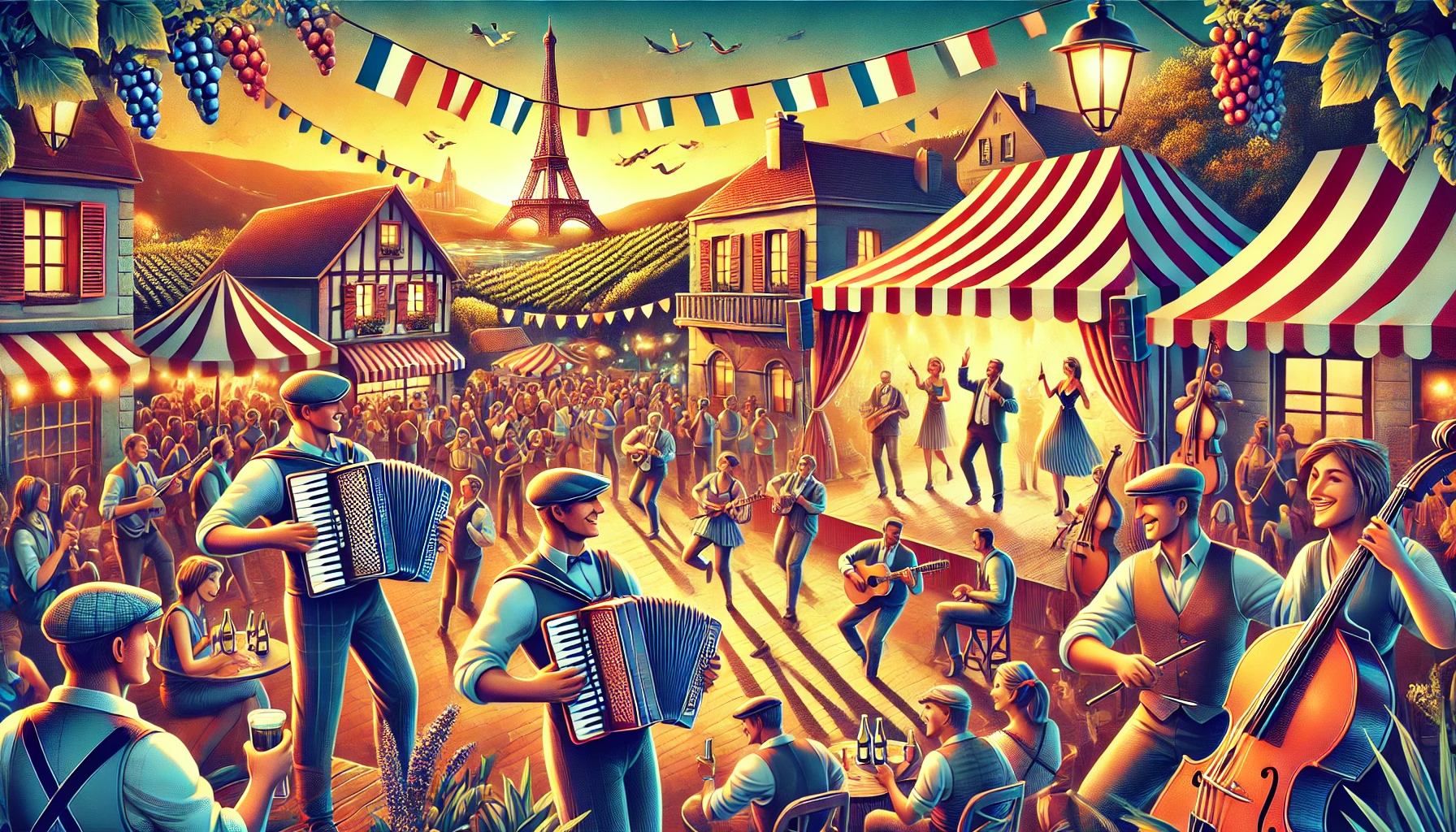 Local music festivals in France