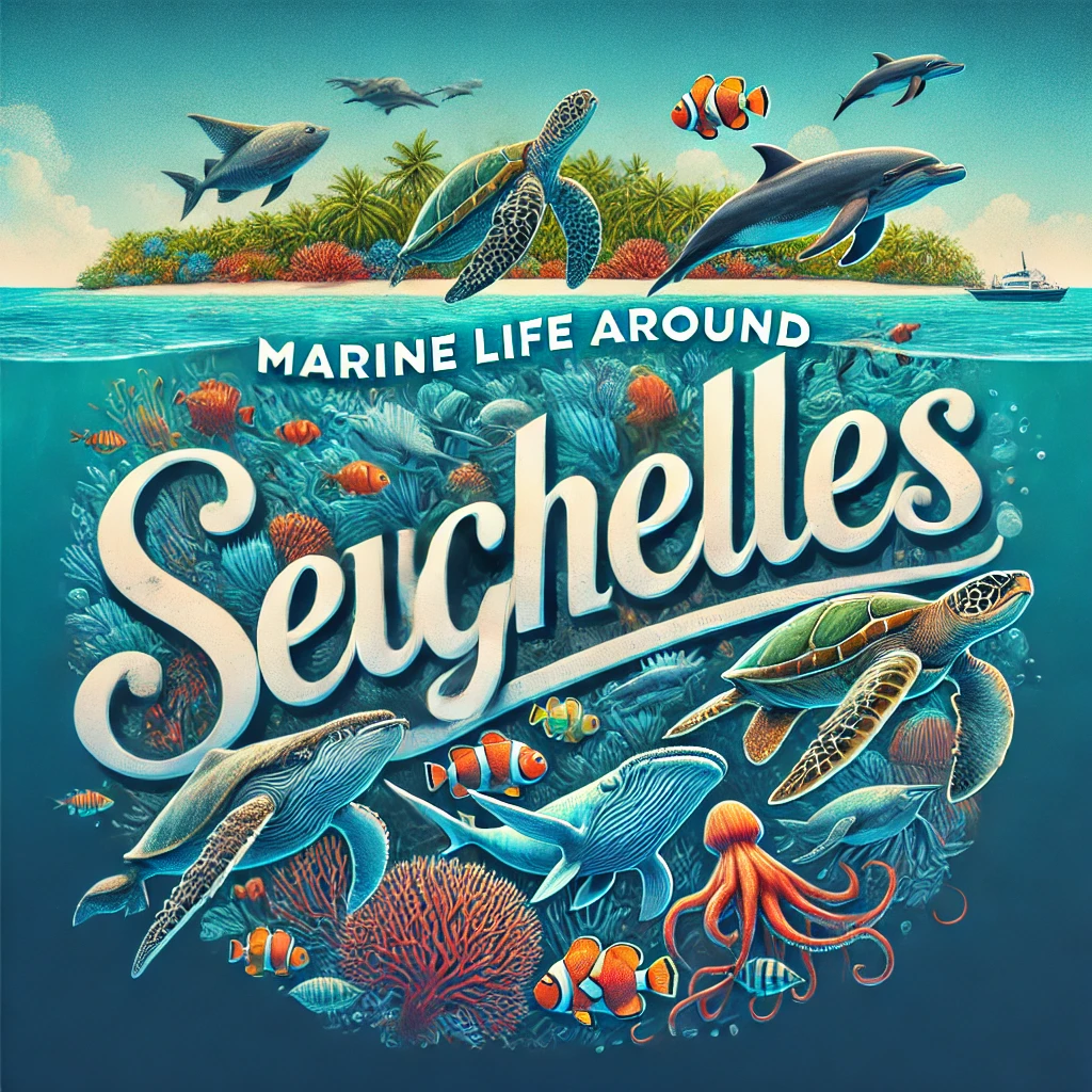 Marine life around Seychelles