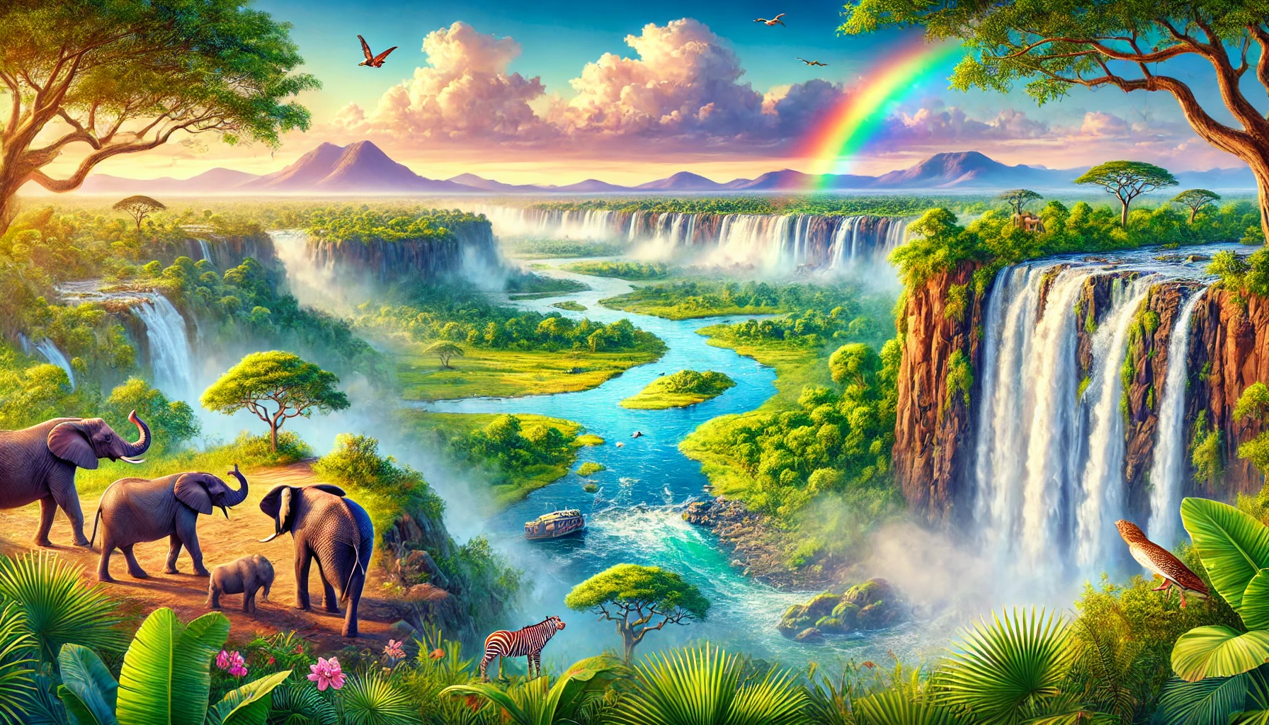 Natural attractions in Zimbabwe