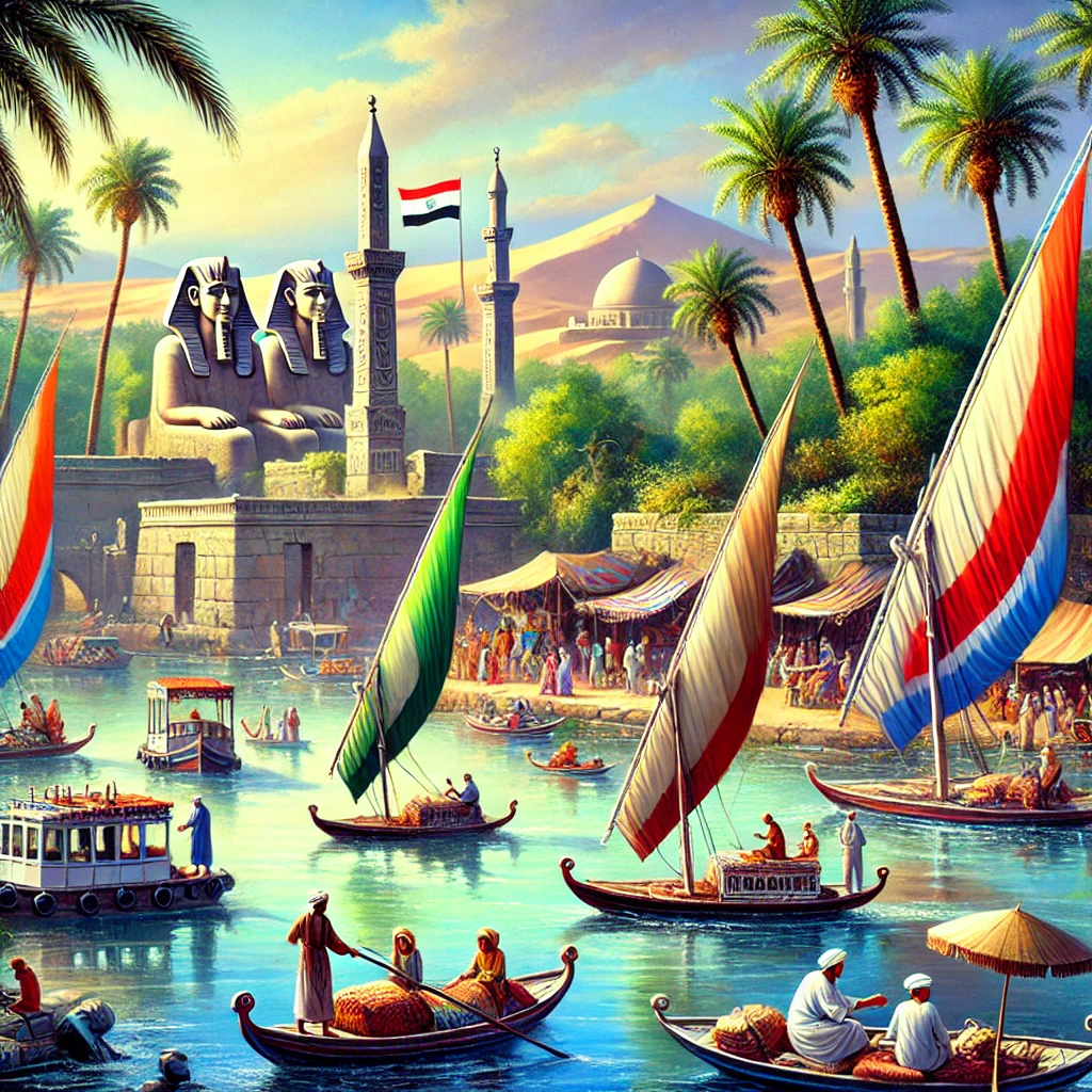 Nile River activities in Egypt