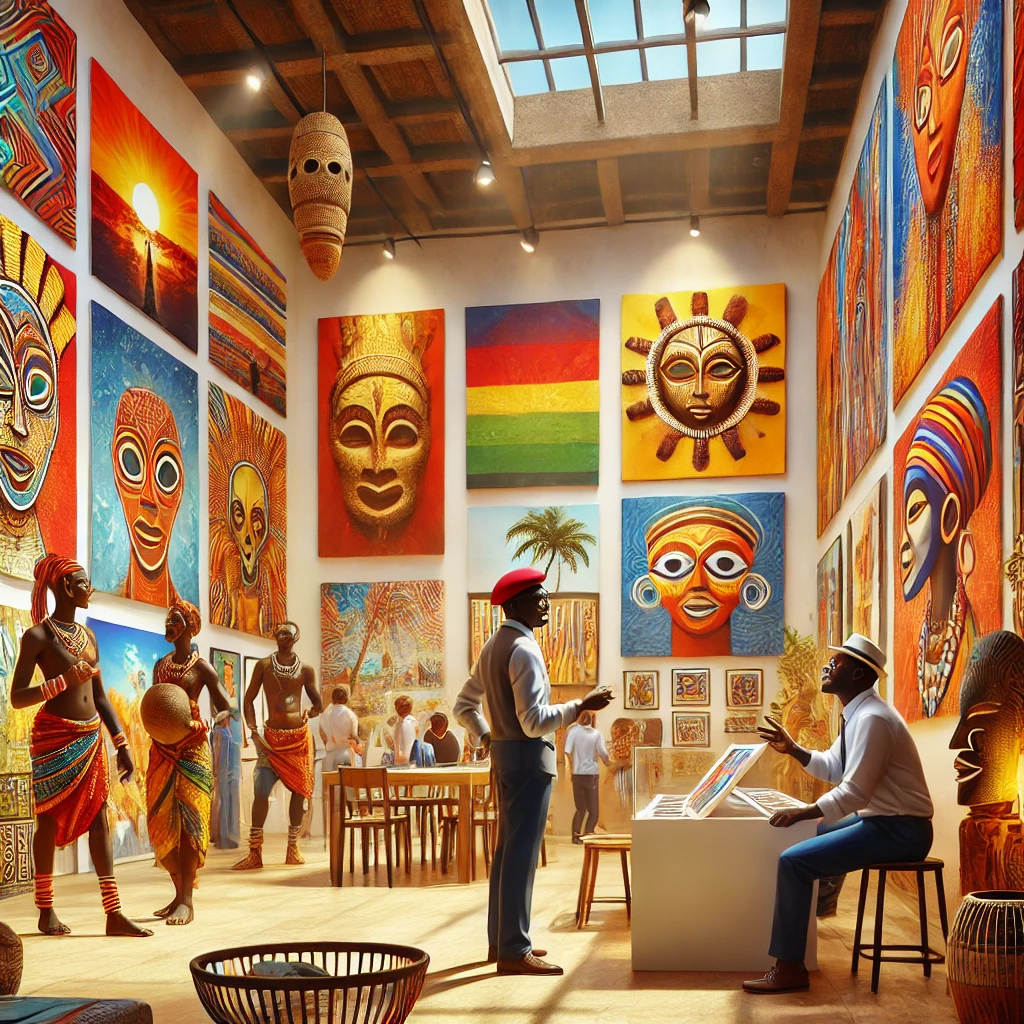 Popular art galleries in Senegal