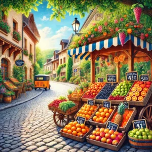 Roadside fruit stands in Europe