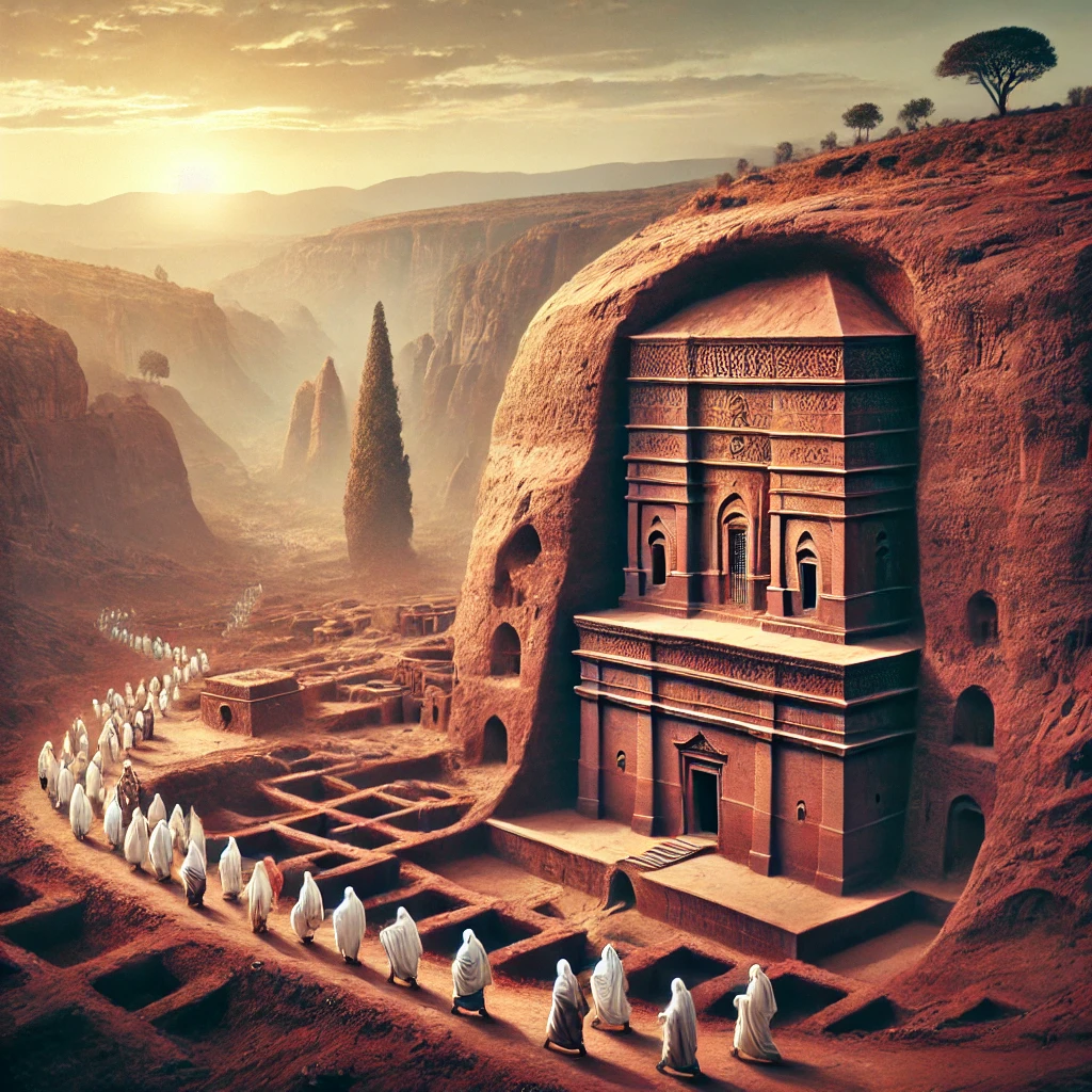 Rock-hewn churches in Lalibela