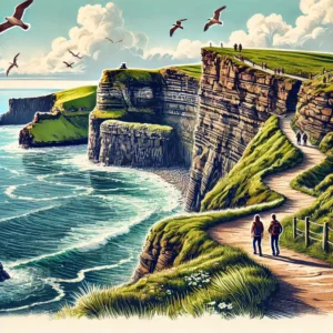 Scenic cliff walks in Ireland