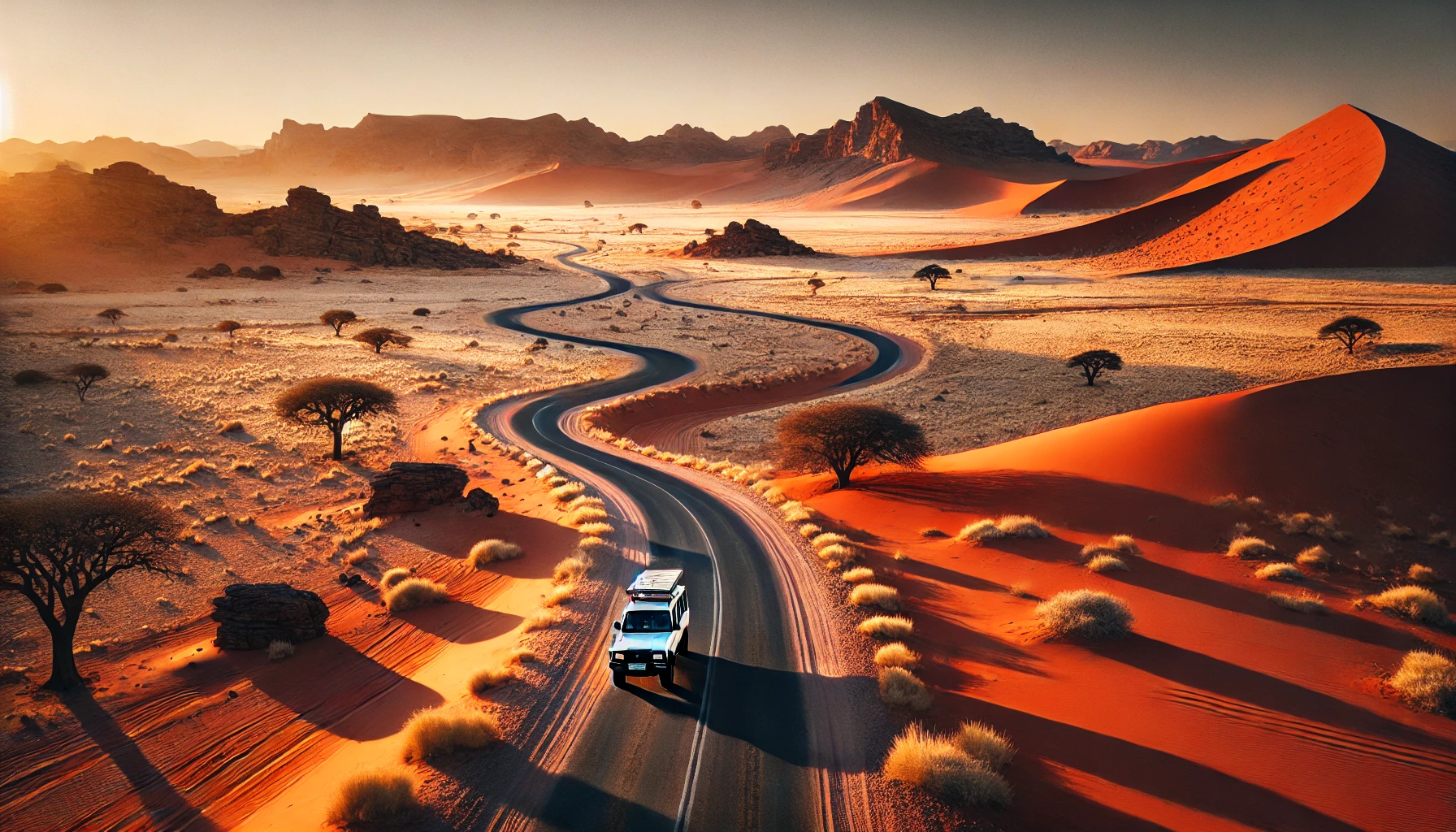 Scenic drives in Namibia