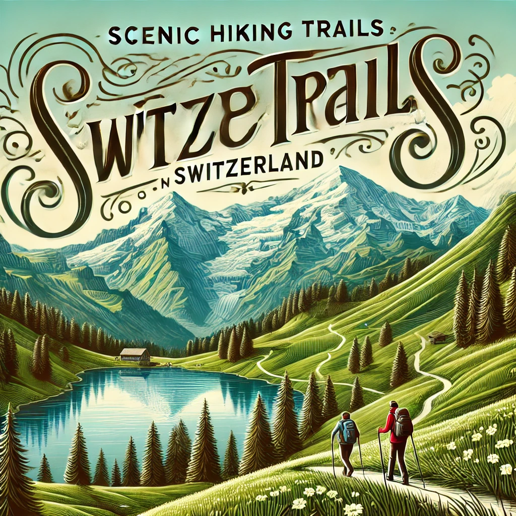 Scenic hiking trails in Switzerland