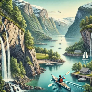 Scenic kayaking spots in Norway