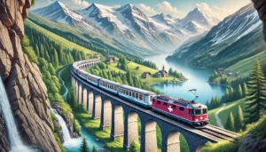 Scenic train rides in Switzerland