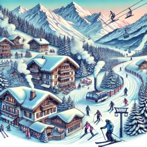 Ski resorts in the Alps