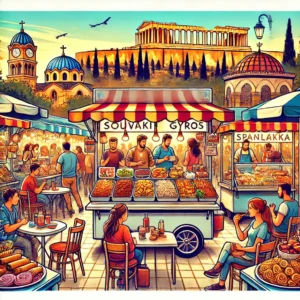 Street food in Athens