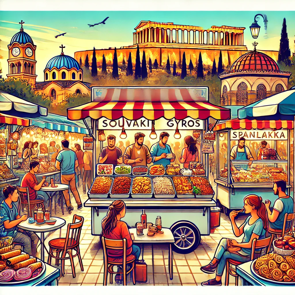 Street food in Athens