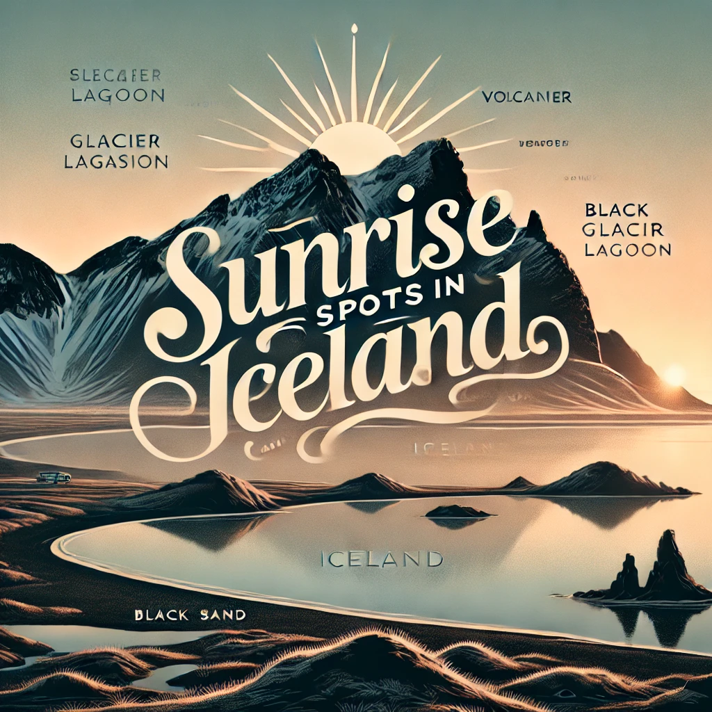 Sunrise spots in Iceland