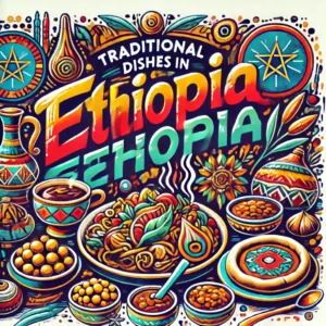 Traditional dishes in Ethiopia