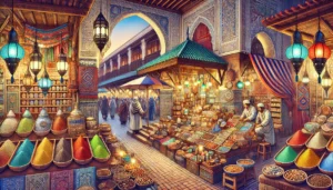 Traditional markets in Marrakech