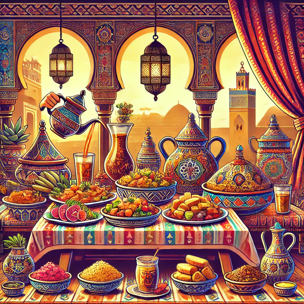 Unique cuisine of Morocco