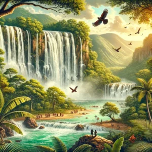 Waterfalls in Guinea
