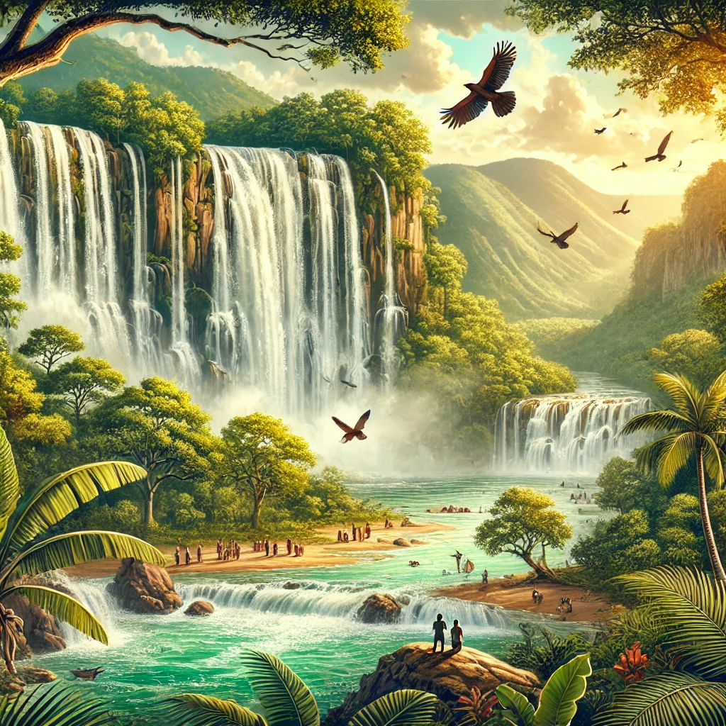 Waterfalls in Guinea