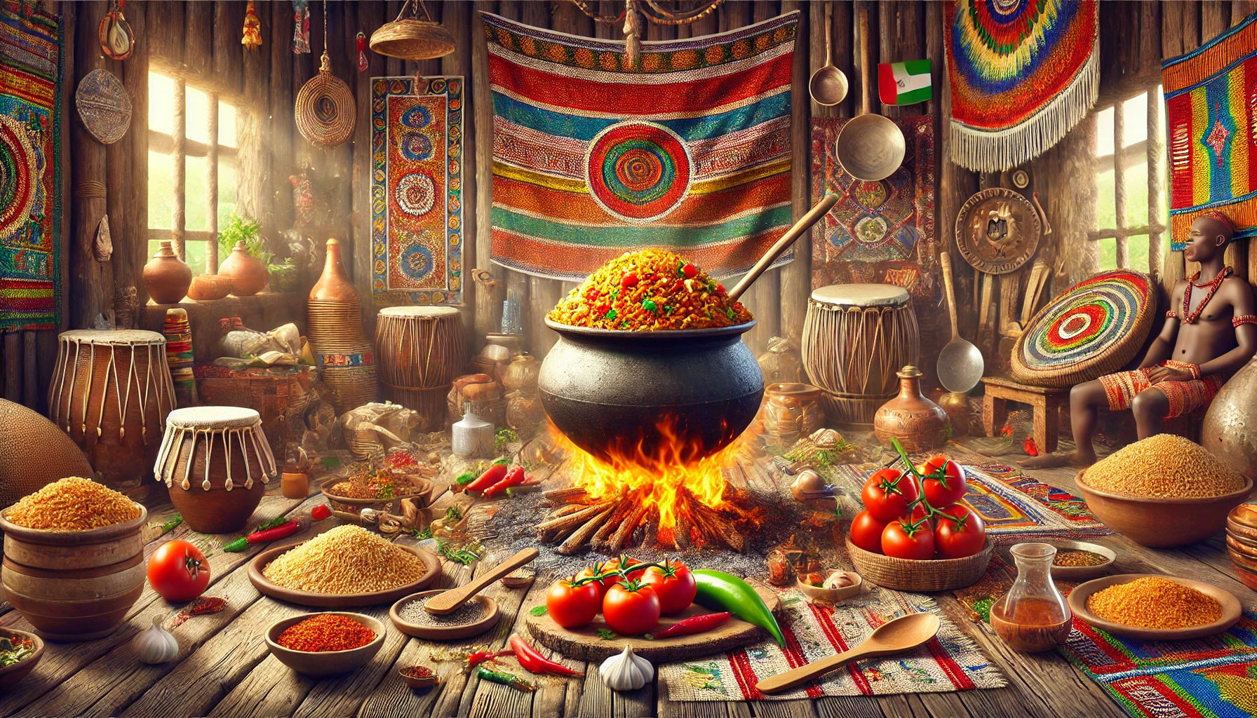 West African jollof rice origins