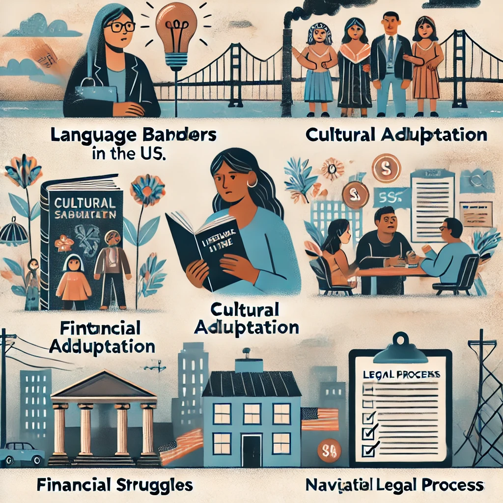What are common challenges for immigrants in the US