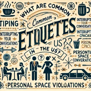 What are common etiquette mistakes in the US
