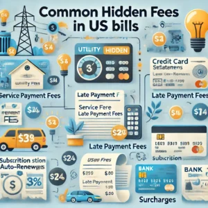 What are common hidden fees in US bills