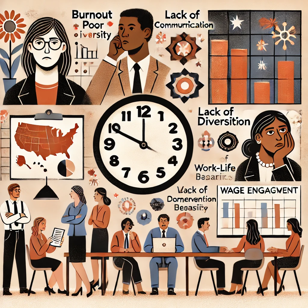 What are common workplace issues in the US