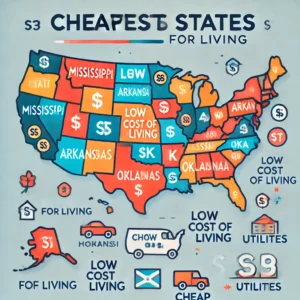 What are the cheapest states for living in the US