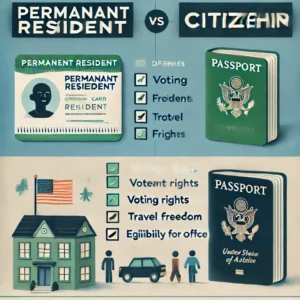 What’s the difference between permanent residency and citizenship