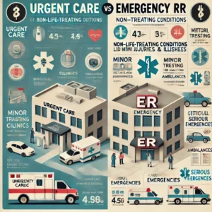 What’s the difference between urgent care and ER in the US