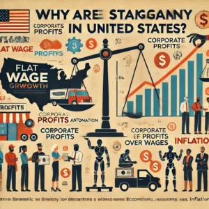 Why are US wages stagnant