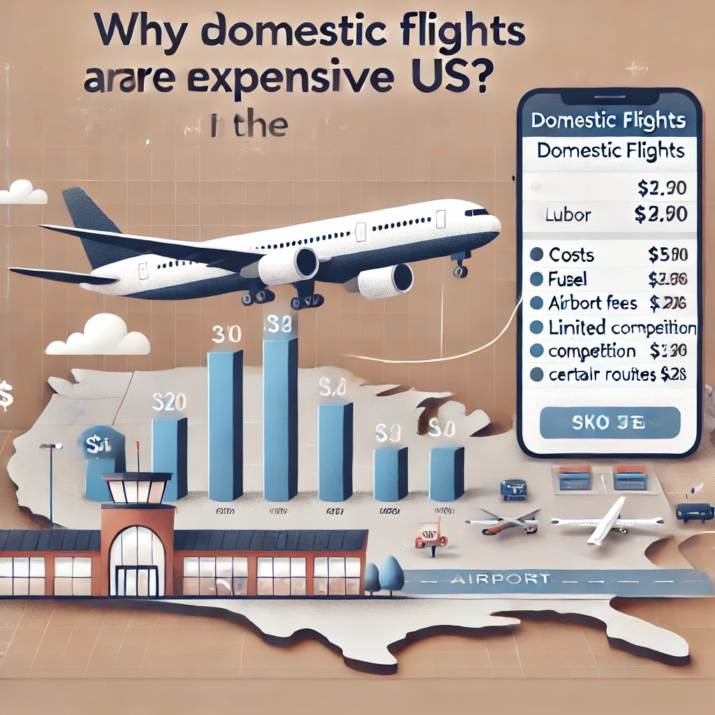Why are domestic flights so expensive in the US