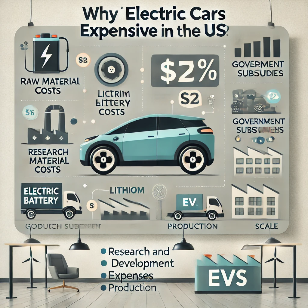 Why are electric cars so expensive in the US