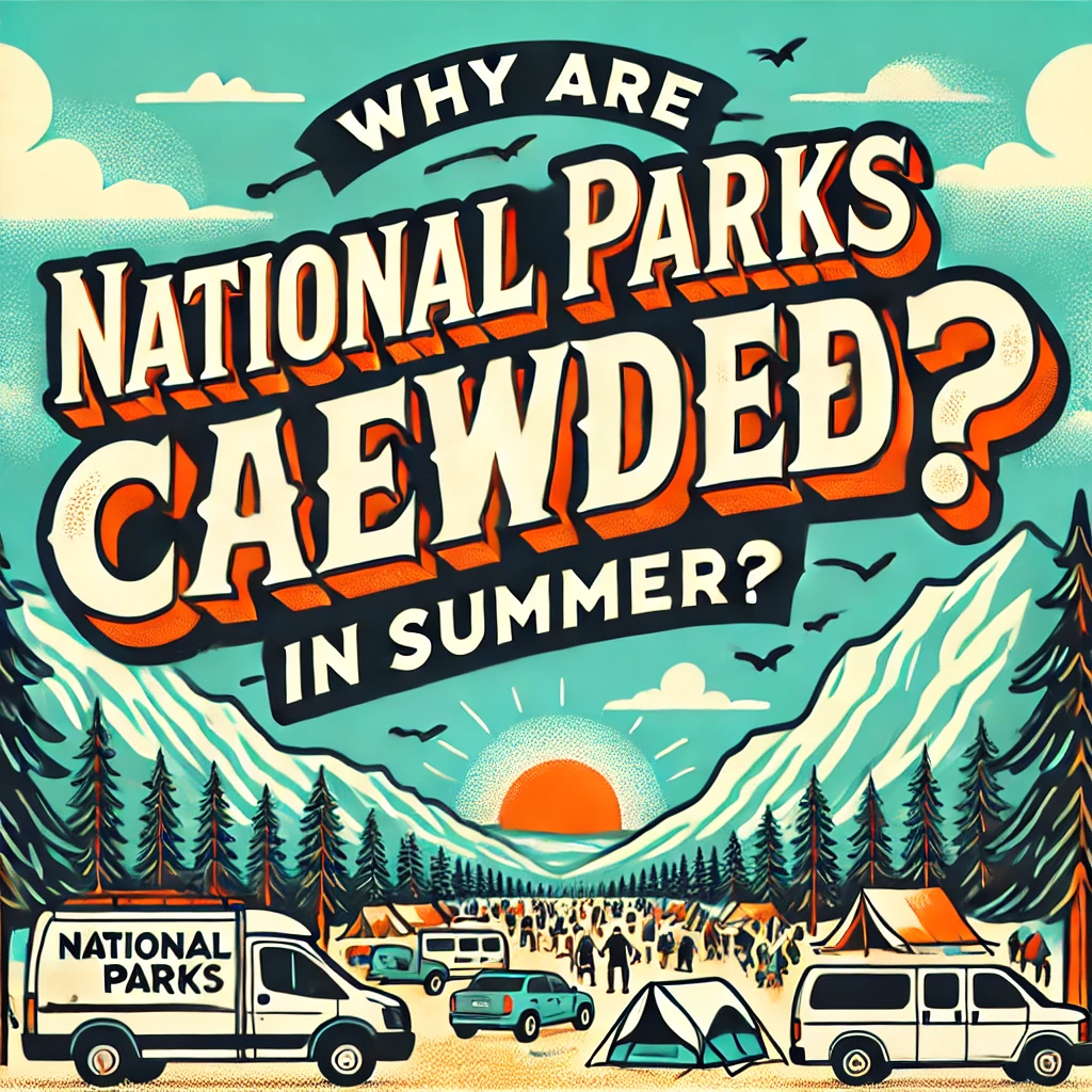 Why are national parks so crowded in summer?