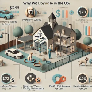 Why are pet daycare services so costly in the US