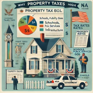 Why are property taxes so high in the US