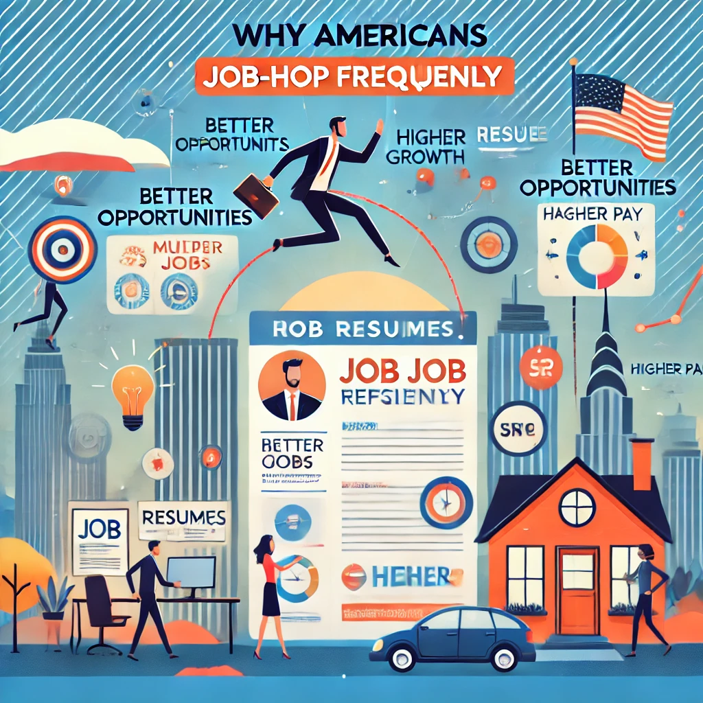 Why do Americans job-hop so much