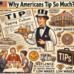 Why do Americans tip so much