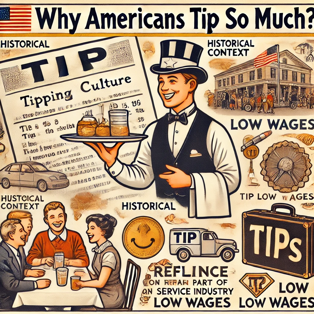 Why do Americans tip so much