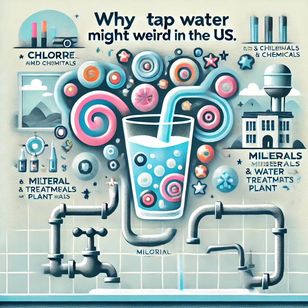Why does tap water taste weird in the US